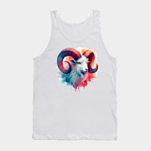 Aries watercolor Tank Top